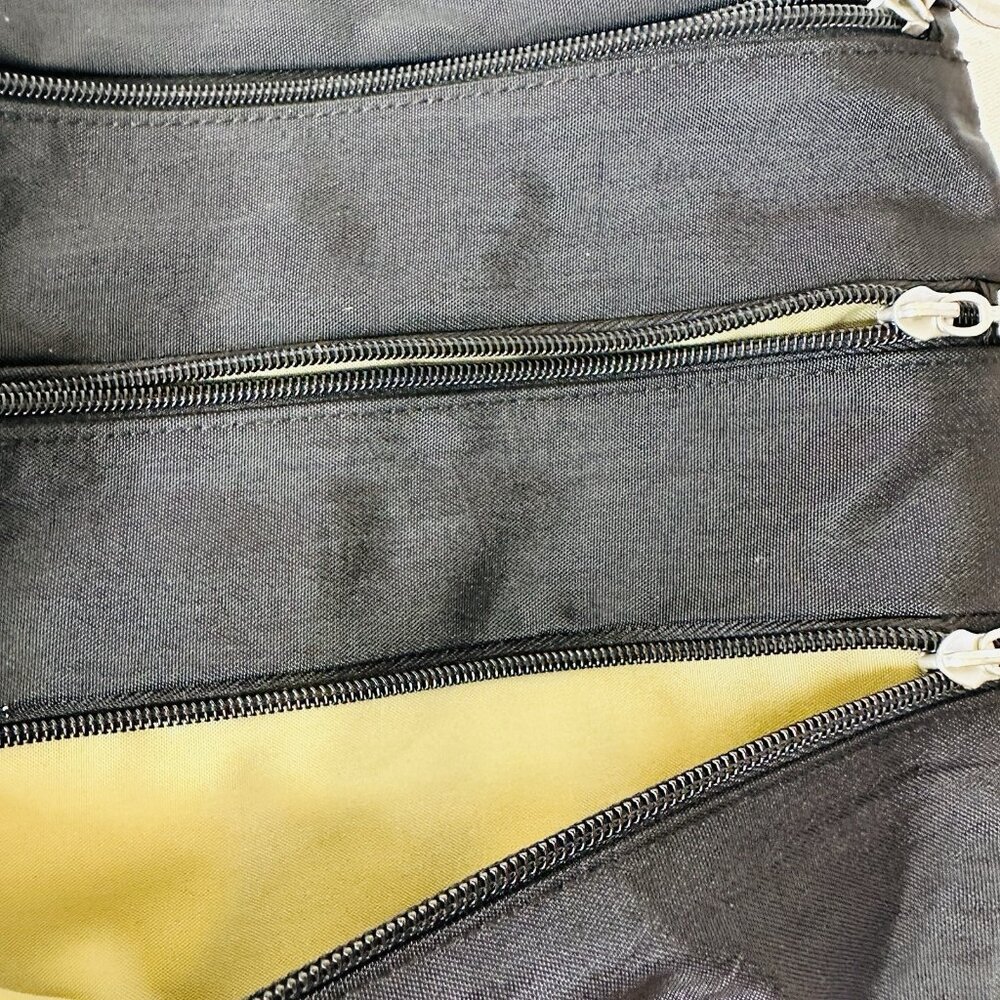 Baggallini Big Zip Crossbody Purse Lots of Pockets Nylon Wide Strap Lined 11” - Picture 11 of 14